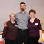 Committee Chairpersons Carol Lincol & Irina Tuchina with Keynote Speaker Eric Pasternack
