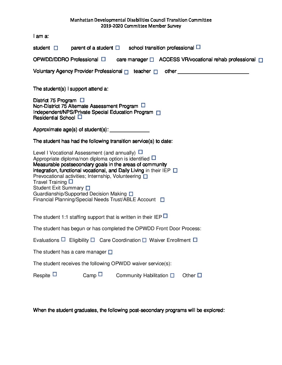 anonymous-transition-committee-survey - Manhattan DD Council